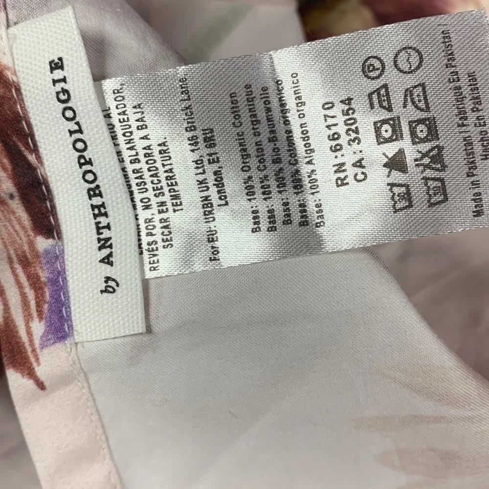 Anthropologie azure euro sham new out of package 1 eurosham